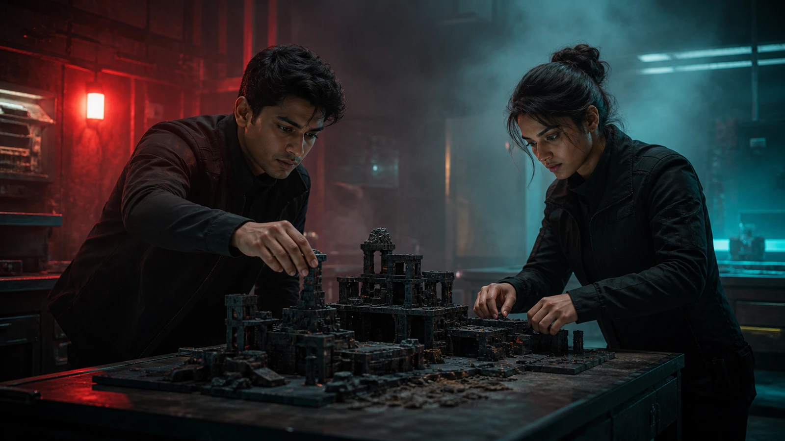 Metaverse müdahale planını yürüten yetişkin Night Ash operatörleri